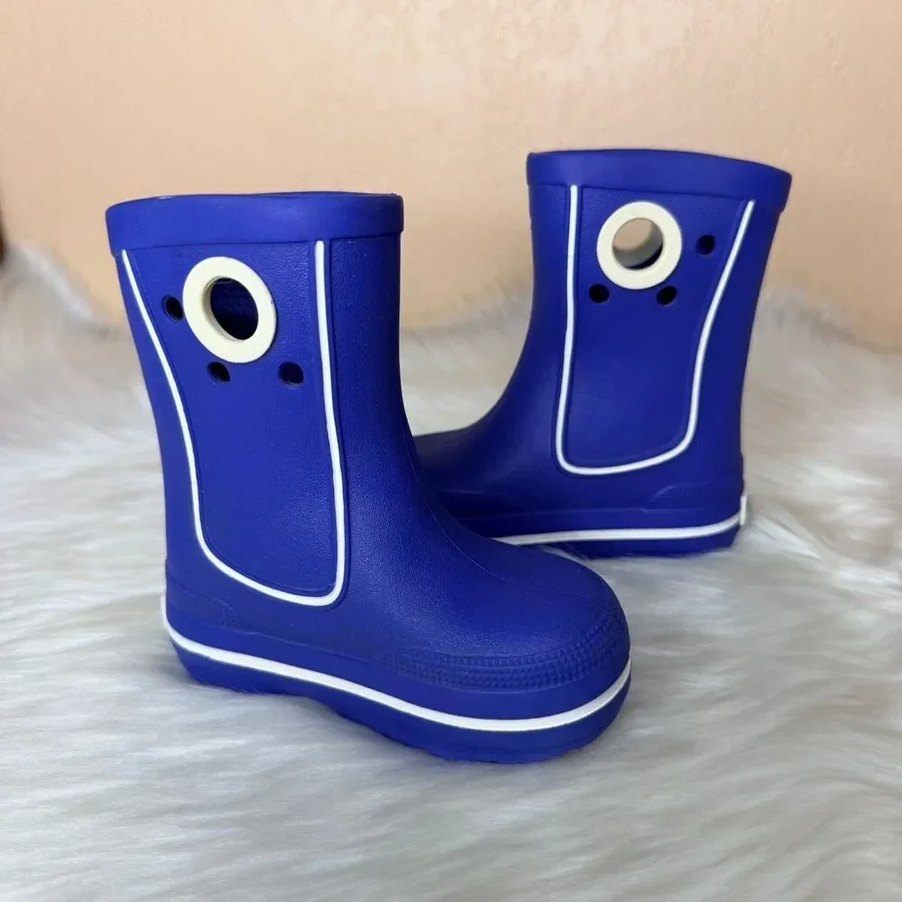 Crocs Kids' Crocband Jaunt Rain Boots Size C6/7